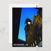 Bahnhof Richmond Virginia Postkarte (Vorne/Hinten)