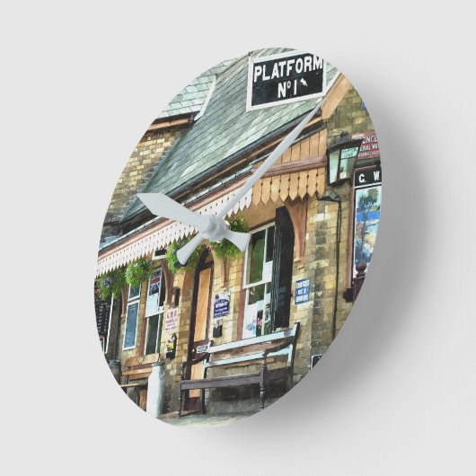 BAHNHOF RUNDE WANDUHR (Winkel)