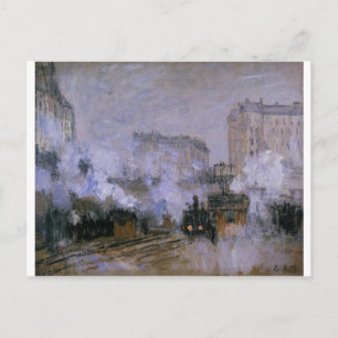 Bahnhof Saint-Lazare, Ankunft eines Zuges durch Cl Postkarte