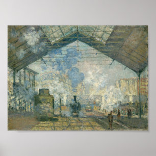 Bahnhof Saint-Lazare - Claude Monet Poster