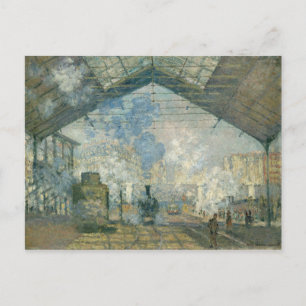 Bahnhof Saint-Lazare - Claude Monet Postkarte