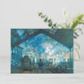 Bahnhof Saint Lazare Einladung (Stehend Vorderseite)