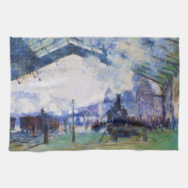 Bahnhof Saint-Lazare, Normandie, Claude Monet Geschirrtuch