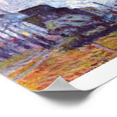 Bahnhof Saint Lazare, Paris, Claude Monet Poster (Ecke)