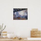 Bahnhof Saint Lazare Poster (Küche)