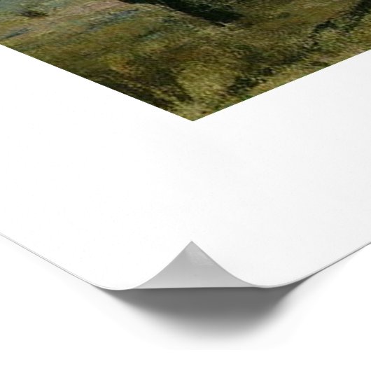 Bahnhof Saint Lazare von Claude Monet Poster (Ecke)