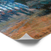 Bahnhof Saint-Lazare von Claude Monet Poster (Ecke)