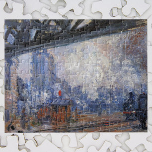 Bahnhof Saint Lazare von Claude Monet Puzzle
