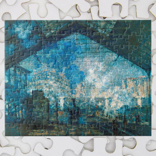 Bahnhof Saint-Lazare von Claude Monet Puzzle