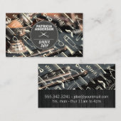 Bahnhof | Salon Barber Tools Visitenkarte (Vorne/Hinten)