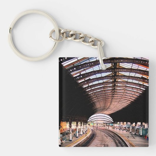Bahnhof Schlüsselanhänger (Vorderseite)