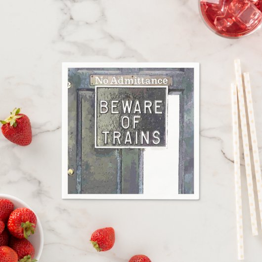 BAHNHOF SERVIETTE (Beispiel)