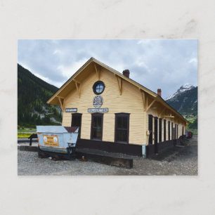 Bahnhof Silverton, Colorado Postkarte