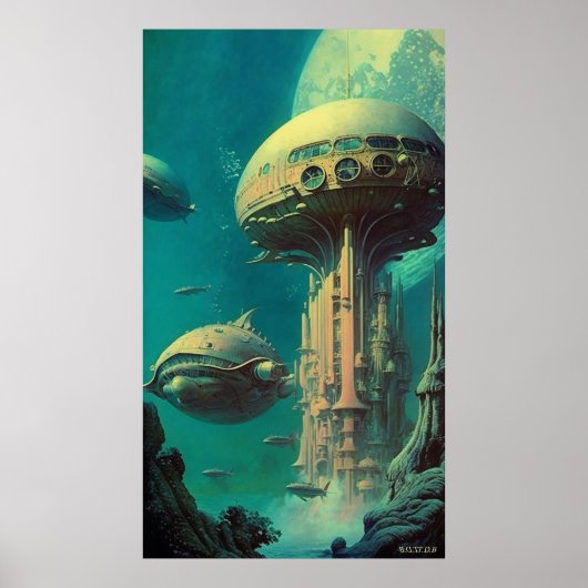 Bahnhof Sirius - (42x24in Extra Long) (mit Logo) Poster (Vorne)