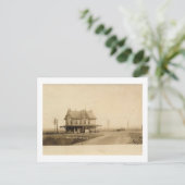 Bahnhof, Skillman, Montgomery, NJ Vintag Postkarte (Stehend Vorderseite)