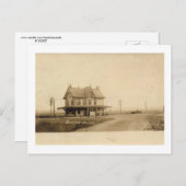 Bahnhof, Skillman, Montgomery, NJ Vintag Postkarte (Vorne/Hinten)