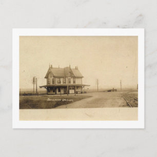 Bahnhof, Skillman, Montgomery, NJ Vintage Postkarte