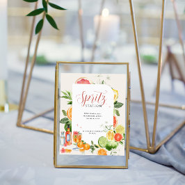 Bahnhof Spritz | Signature Drink Wedding Poster