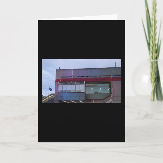 Bahnhof Stamford ab I95 Karte (Vorderseite)