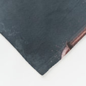 Bahnhof Steampunk Fleecedecke (Ecke)