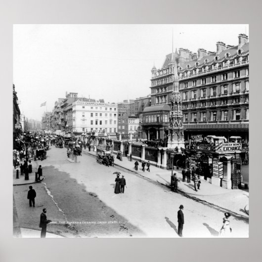 Bahnhof Strand und Charing Cross, London Poster (Vorne)