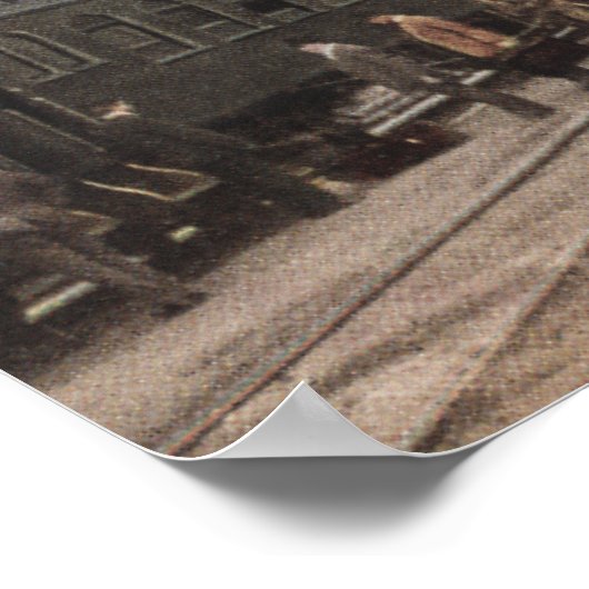 Bahnhof Südpazifik Poster (Ecke)