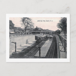 Bahnhof, Summit, NJ Vintage Postkarte