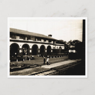 Bahnhof - Temple, TX Postkarte