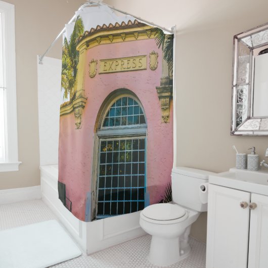 Bahnhof Tropical Duschvorhang (Beispiel)