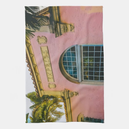 Bahnhof Tropical Geschirrtuch (Vertikal)