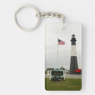 Bahnhof Tybee Island Lighthouse Schlüsselanhänger