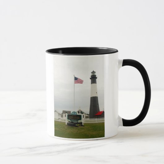 Bahnhof Tybee Island Lighthouse Tasse (Rechts)
