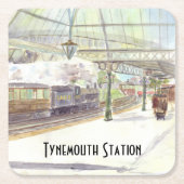 Bahnhof Tynemouth Untersetzer (Vorderseite)