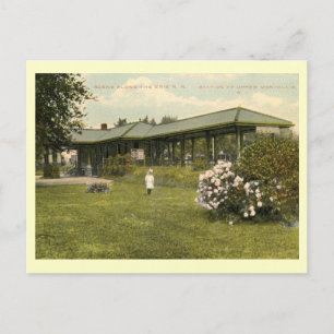 Bahnhof, Upper Montclair, New Jersey Vintage Postkarte