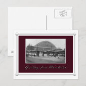 Bahnhof Vintag Manchester Postkarte (Vorne/Hinten)