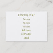 BAHNHOF VISITENKARTE (Rückseite)