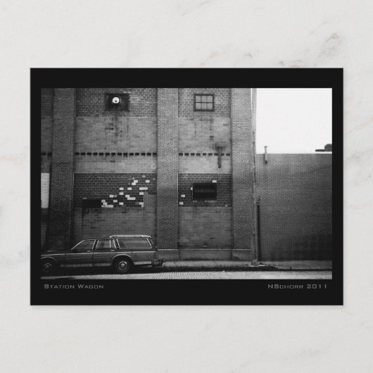 Bahnhof Wagban City Industrial City Postkarte (Vorderseite)