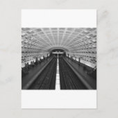 Bahnhof Washington DC Postkarte (Vorderseite)