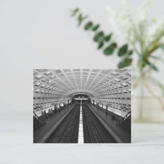 Bahnhof Washington DC Postkarte (Stehend Vorderseite)