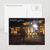 Bahnhof Wellington Postkarte (Vorne/Hinten)