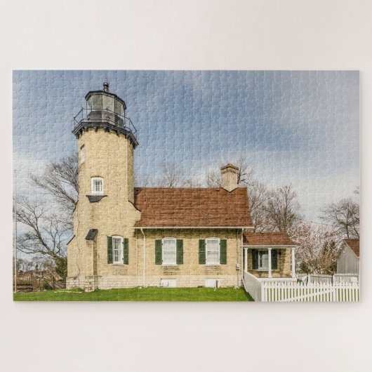 Bahnhof White River Lighthouse Puzzle (Horizontal)