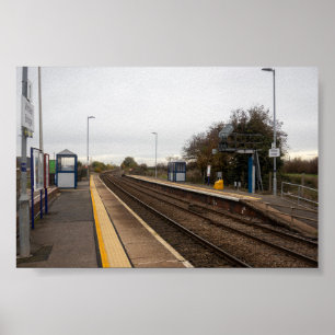 Bahnhof Whitley Bridge Poster