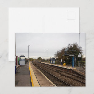 Bahnhof Whitley Bridge Postkarte