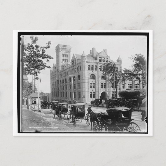 Bahnhof Windsor St., Montreal, Kanada Vintag Postkarte (Vorderseite)