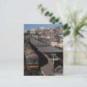 Bahnhof, Wladiwostok, Russland Postkarte (Stehend Vorderseite)