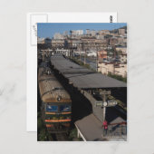 Bahnhof, Wladiwostok, Russland Postkarte (Vorne/Hinten)