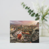 Bahnhof - Wuppertal Aufhängung Bahn 1913 Postkarte (Stehend Vorderseite)