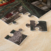 Bahnhof - Wuppertal Aufhängung Bahn 1913 Puzzle (Seite)