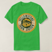 Bahnhof Yellowstone T-Shirt (Design vorne)