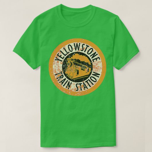 Bahnhof Yellowstone T-Shirt (Design vorne)